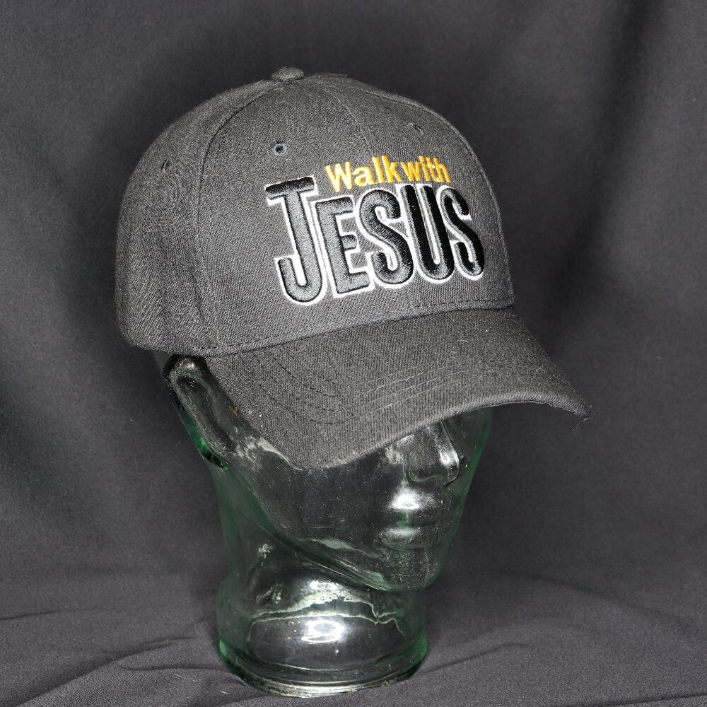 “Walk with Jesus” Embroidered Cap – Step Out in Faith ✝️ - Picture 1 of 1
